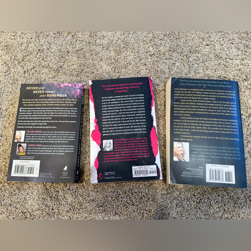 Colleen Hoover Book Set - Picture 2 of 2
